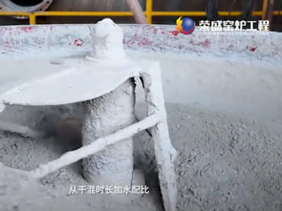 Rongsheng Plastic Refractory Work in Progress
